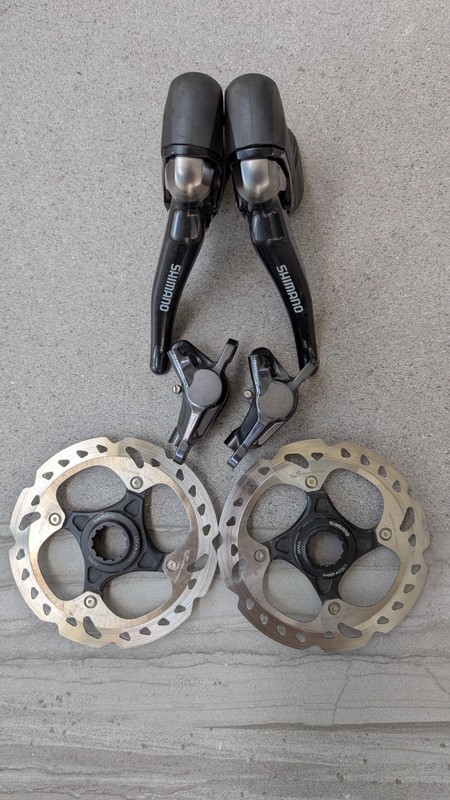 Shimano Ultegra Hyd Brake Set With 140mm Rotor Discs