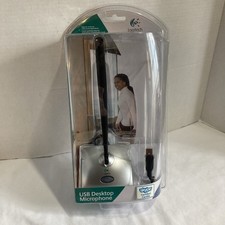 New Logitech USB Noise Canceling Desktop Microphone for PC Mac