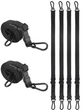 24 Inch Adjustable Carabiner Bungee Cords with 190 Lbs Max Break Strength - A...