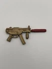 GIJoe Classified Crimson Strike Team Gold Machine Gun & Silencer - 1/12 Scale