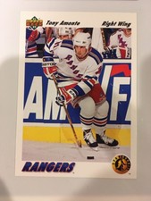 Tony Amonte ROOKIE CARD 1991-92 Upper Deck - Star Rookie #450 (RC)