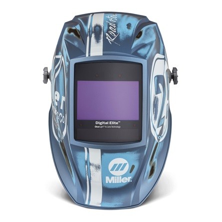 Miller 296768 Digital Elite AD Helmet with ClearLight 4x Len, Vintage Roadster - Picture 4 of 4