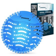 Urinal Screen Deodorizer 36 Pack - Urinal Cakes Pads - Fresh 3d Wave Anti-S...