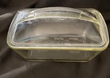 Vintage WESTINGHOUSE Refrigerator Heavy GLASS STORAGE DISH Casserole Container