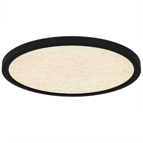 Earth Black LED Flush Mount from the Outskirts Collection - Picture 1 of 7