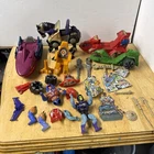VINTAGE HE-MAN MASTERS OF THE UNIVERSE WEAPONS & VEHICLE MOTU PARTS LOT