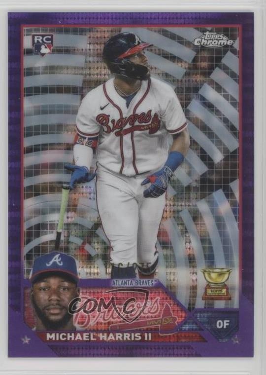 2023 Topps Chrome Purple Sonar Refractor 116/275 Michael Harris II #79 1bg9