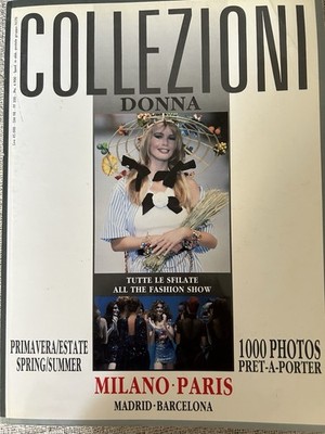 Collections Donna No.25 - 1992SS Collections - Claudia Schiffer Cover - Sehr Selten