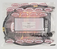 HEL VW TRANSPORTER T5 T6 VAN CAMPERVAN FRONT S/S BRAIDED BRAKE LINES HOSES PIPES