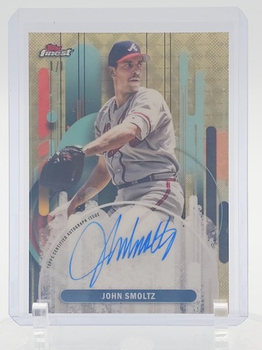 JOHN SMOLTZ 2025 TOPPS FINEST BASEBALL SUPERFRACTOR AUTO 1/1 #FA-JS BRAVES Q2682