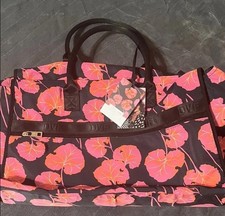 DVF Diane Von Furstenberg x Target Geranium Leaf Weekender Duffle Bag Tote