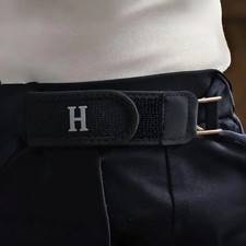 2PCS Tactical Metal Hook Elastic Belt Buckle-Less Invisible Waist Belt Closure