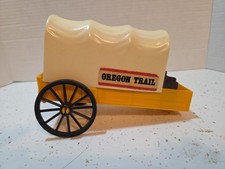 Vintage Processed Plastic Oregon Trail Covered Wagon Toy - Incomplete