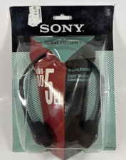 Sony MDR-005EL Walkman Stereo Headphones Vtg 1994 New Sealed Damaged Pack