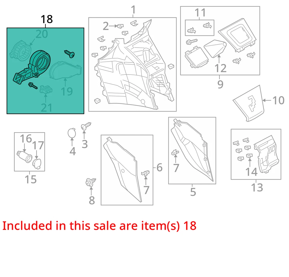 Mazda Mazda 2010 5 calefacción aire acondicionado motor fabricante de equipos originales 137 k millas (LKQ ~ 439981019) Foto 4 de 4