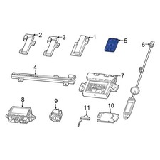 Dodge 68575202AD Keyless Entry Transmitter