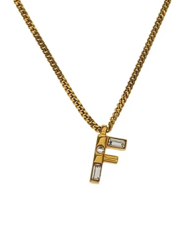 Collana donna FENDI 8AH718ALI3 con top in oro usata