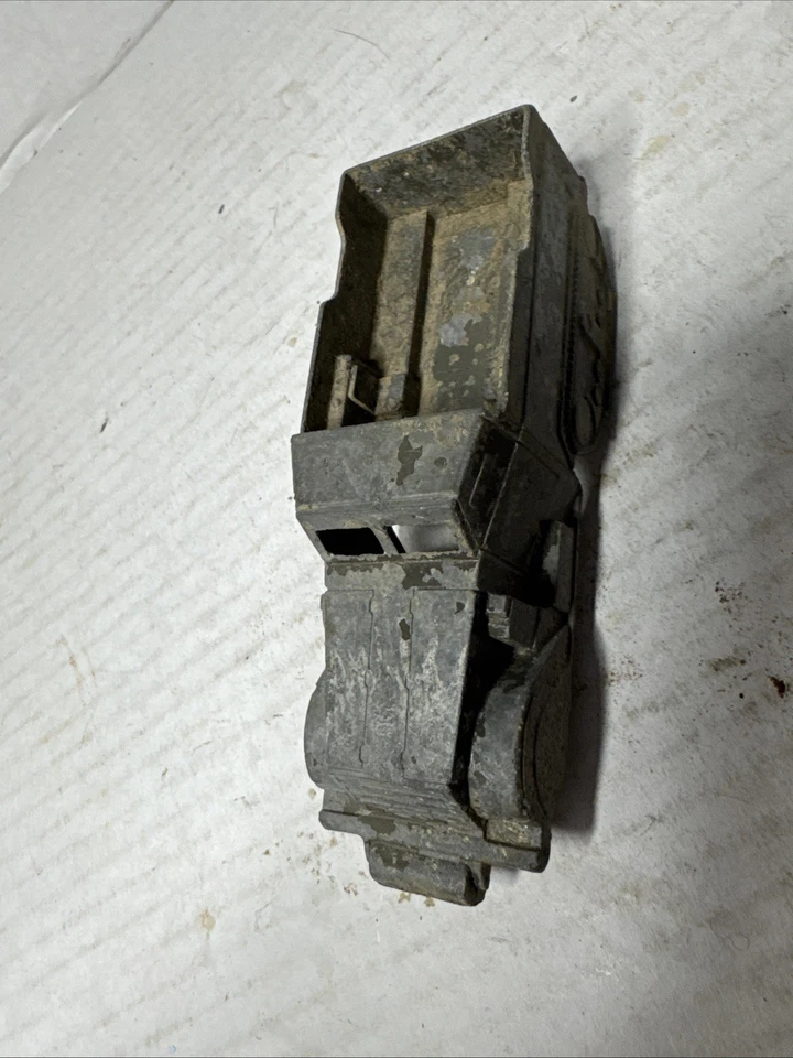 Midgetoy Vintage Metal Military Vehicle Half Track Tank Metal Detector Find - Image 2 of 4
