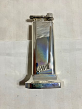 Old Unfired 925 Italy Marked Lift Arm Table Lighter with Golf Club Theme