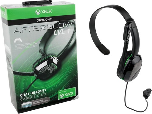 Casque Chat Afterglow Lvl 1 noir pour Xbo (?Unknown format Xbox One) (UK IMPORT) - Picture 2 of 8