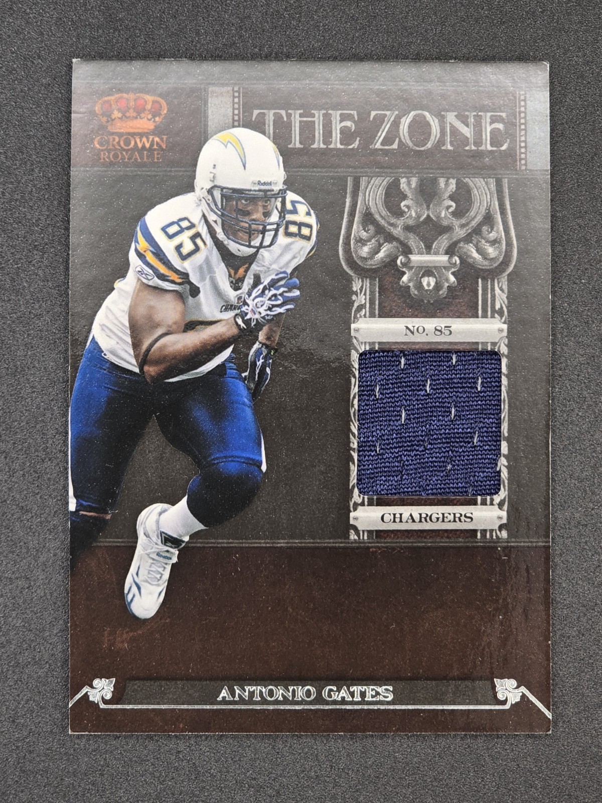 2011 Crown Royale The Zone Jersey Relic #19 Antonio Gates /299 HOF