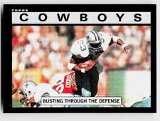 Team Leaders (Busting Through the Defense), 1985 Topps, #37, Dallas Cowboys,