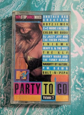 MTV Party To Go Volume 2 (1992 Cassette Tape) Marky Mark Naughty By Nature KLF