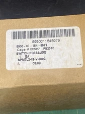 Aircraft  Pressure Switch PN 5930-01-154-5979 SPM7L2-09-V-3003