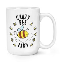 VerrüCkte Biene Damen Stars 426Ml Groß Becher Tasse Tiere Spass Mutter Tag Funny