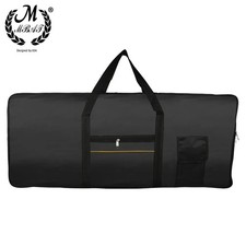 Portable 61key Keyboard Electric Piano Padded Case Gig Bag Advanced Fabric Black