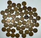 1910 -1919 Lincoln 1c Cents Lot of 50 Wheat Pennies