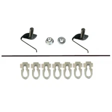 1968~1969 Chevy El Camino Rear Upper Tail Gate Molding w/Clips Hardware - M1383S