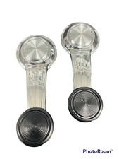 67-72 Chevy Gmc C10 K10 C20 K20 Truck Interior Window Crank Set W Black Knobs