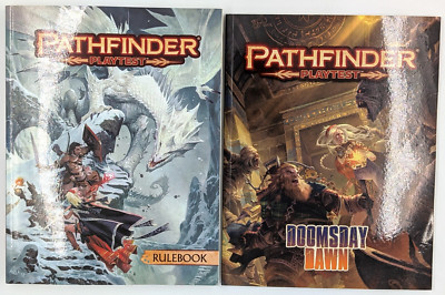 Paizo Pathfinder Playtest Bundle: Rulebook & Doomsday Dawn - Tabletop RPG (2018)