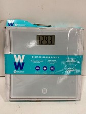 Weight Watchers by Conair Scales by Conair Digital Glass Bathroom Scale 400 Lbs.