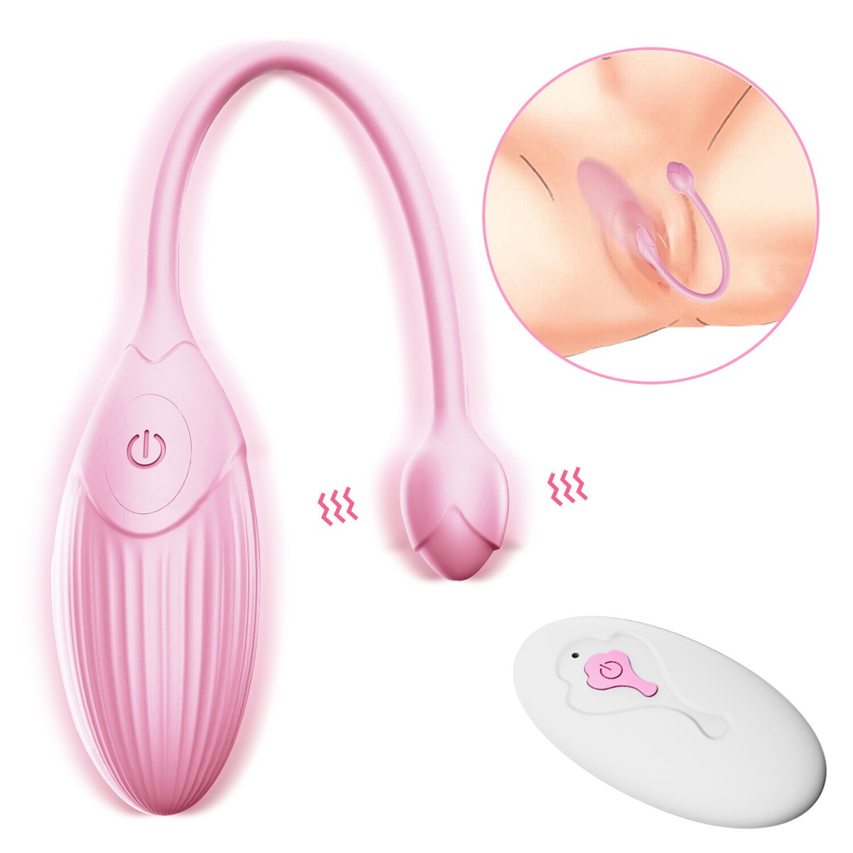 Wireless Rabbit Vibrator G Spot Dildo Massager Remote Control Sex Toys for  Women