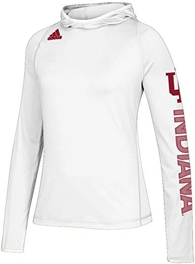 Тренировочный топ Adidas NCAA Indiana University L/S White Белый/красный DH5700 