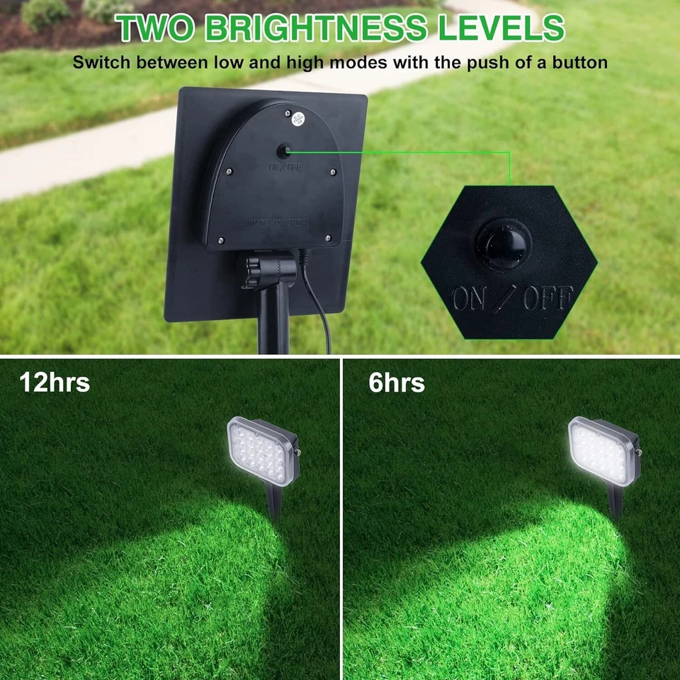 Solar Power Spot Lights LED Garden Outdoor Path Landscape Wall Lamps For Trees - Image 2 of 4
