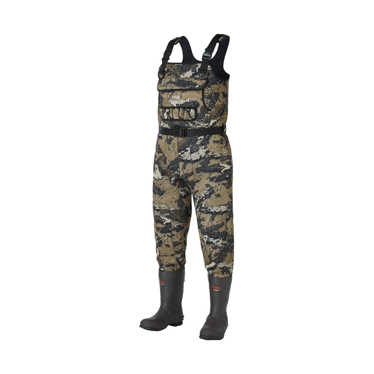 BASSDASH Bare Camo Neoprene Chest Fishing Hunting Waders for Men