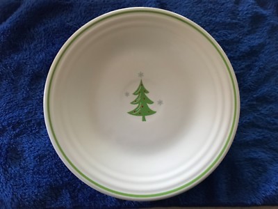 Fiesta Whimsical Tree Christmas luncheon plate