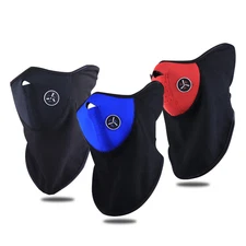 Winter Fleece Warmer Mask Scarf Motocycle Windproof Ski Cycling Half Face Cover