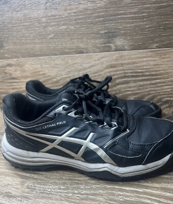 ASICS GEL Lethal Field Low Black Womens Shoes Sz 8.5