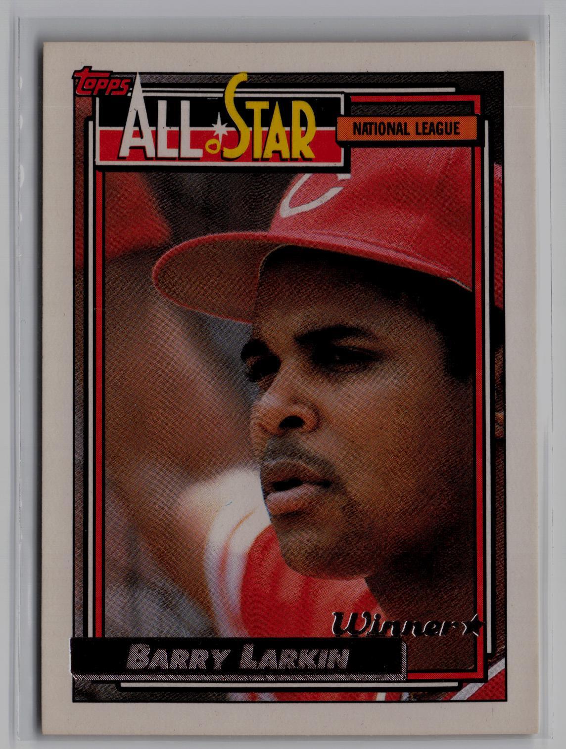 1992 Topps #389 Barry Larkin Gold