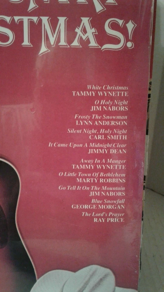We Wish You A Country Christmas LP VG Vinyl Marty Robbins Tammy Wynette SEALED - Image 2 of 4