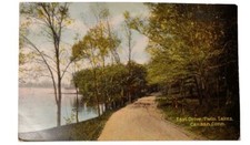 Postal de colección Canaan, CT Twin Lakes…