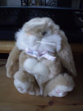 SIMPLY SOFT COLLECTION SMALL BUNNY RABBIT SOFT TOY ~ BY KEEL TOYS