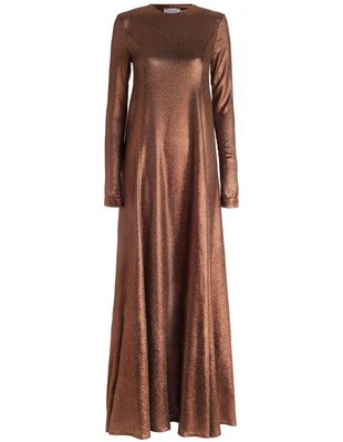 zimmermann metallic dress Zimmermann Luna Metallic Halter Knit Midi Dress