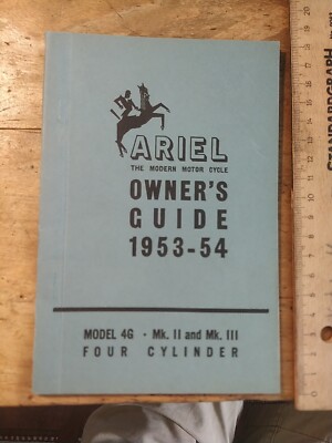 9.2 ARIEL 4G MK 2 3 1000 Owners Guide Original Manual Handbuch Square ...