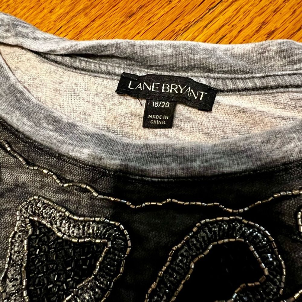 Lane Bryant Plus size Pull over thin sweatshirt w… - image 2