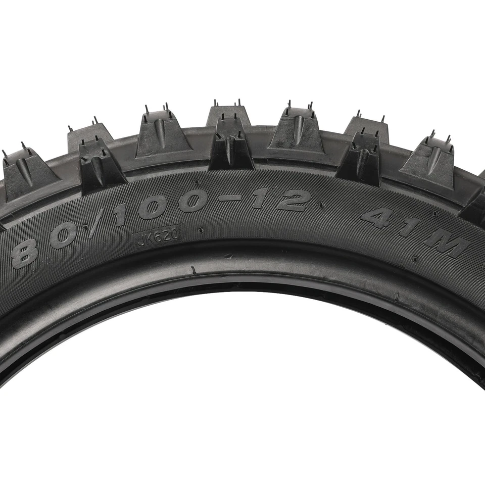 Tubo neumático delantero 60/100-14 2,50-14 + trasero 80/100-12 3,00-12 para Honda CRF70 XR70 Foto 4 de 4